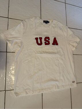 Polo Ralph Lauren White USA t-shirt